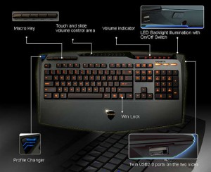 Gaming mus och tastatur! Aivia K8100! Aivia M8600!