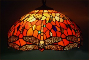 Vakker Tiffany-lampe Polarfox